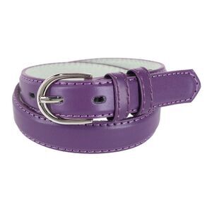 CTM Kid's Leather 1 inch Basic Dress Belt